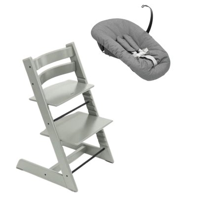 Stokke Tripp Trapp Židlička + Newborn set - Glacier Green/Anthracite