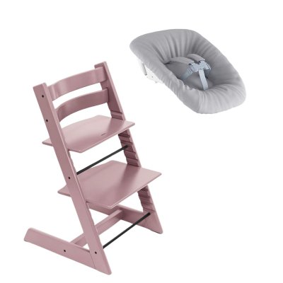 Stokke Tripp Trapp Židlička + Newborn set - Heather Mauve/Grey