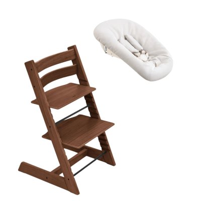 Stokke Tripp Trapp Židlička + Newborn set - Warm Brown/Vanilla