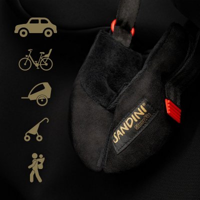 Sandini Podhlavník SleepFix® Kids - Black - obrázek