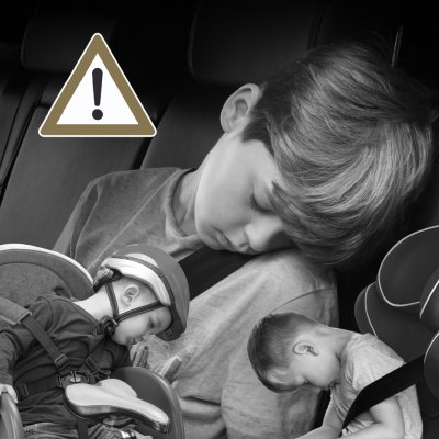 Sandini Podhlavník SleepFix® Kids - Black - obrázek