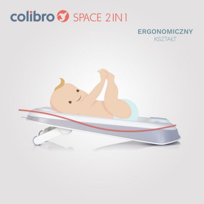 Colibro Space Dětská skládací vanička 2v1 se stojanem - obrázek