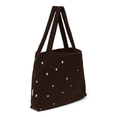 Studio Noos Taška Mom Bag Teddy - Chocolate Hearts - obrázek