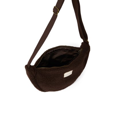 Studio Noos Crossbody ledvinka Teddy - Chocolate - obrázek