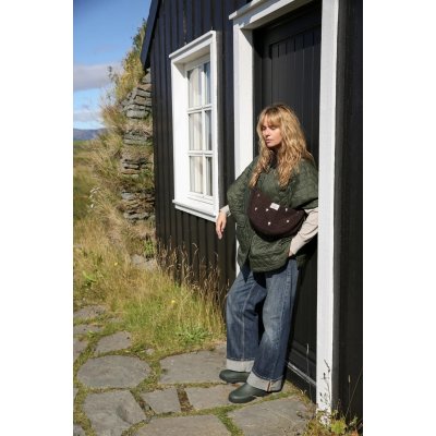Studio Noos Crossbody ledvinka Teddy - Chocolate Hearts - obrázek
