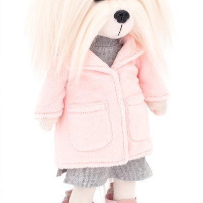 Orange Toys Lucky Doggy Plyšový pejsek Maltézská fenka - Mimi Winter Fashion - obrázek