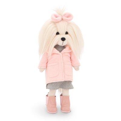 Orange Toys Lucky Doggy Plyšový pejsek Maltézská fenka - Mimi Winter Fashion