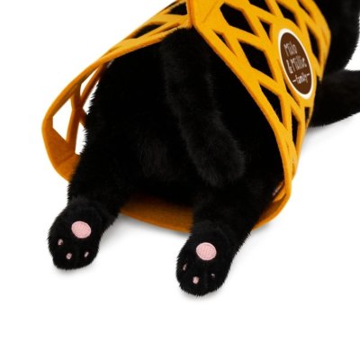 Orange Toys Milo&Millie Plyšové koťátko s taškou 35 cm - Black - obrázek