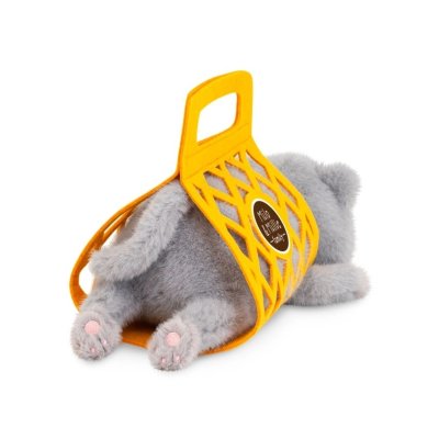 Orange Toys Milo&Millie Plyšové koťátko s taškou 35 cm - Grey - obrázek