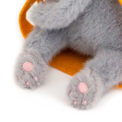 Orange Toys Milo&Millie Plyšové koťátko s taškou 35 cm - Grey - obrázek