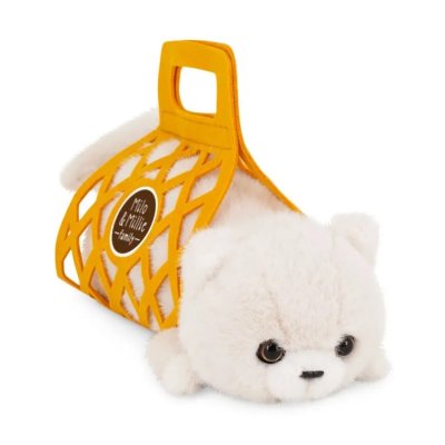 Orange Toys Milo&Millie Plyšové koťátko s taškou 35 cm - White