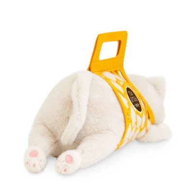 Orange Toys Milo&Millie Plyšové koťátko s taškou 56 cm - White - obrázek