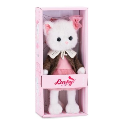 Orange Toys Lucky Kitty Plyšová kočička - Sophie Cozy Night - obrázek