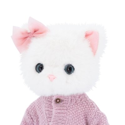 Orange Toys Lucky Kitty Plyšová kočička - Sophie Knitted Cherries - obrázek