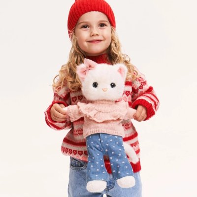 Orange Toys Lucky Kitty Plyšová kočička - Sophie Sweet Denim - obrázek