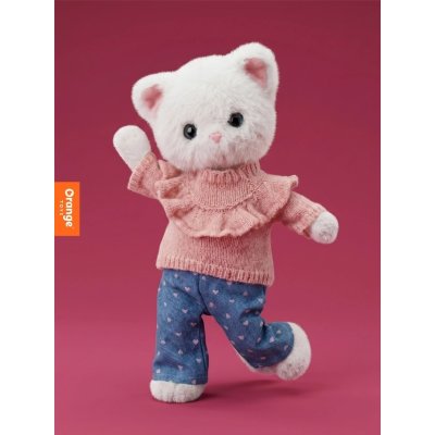 Orange Toys Lucky Kitty Plyšová kočička - Sophie Sweet Denim - obrázek