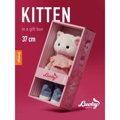 Orange Toys Lucky Kitty Plyšová kočička - Sophie Sweet Denim - obrázek