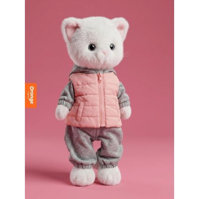 Orange Toys Lucky Kitty Plyšová kočička - Sophie Sporty Walk - obrázek