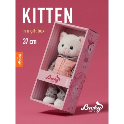 Orange Toys Lucky Kitty Plyšová kočička - Sophie Sporty Walk - obrázek