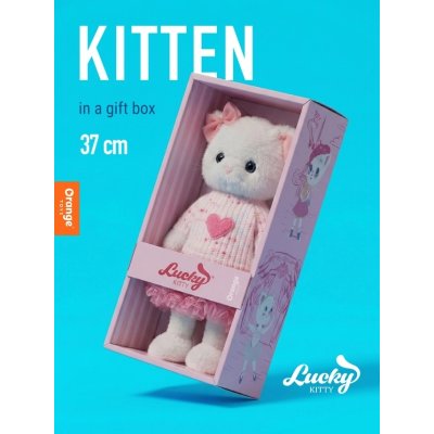 Orange Toys Lucky Kitty Plyšová kočička - Sophie Tender Charm - obrázek
