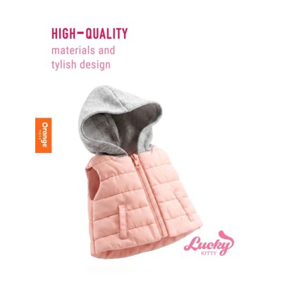 Orange Toys Set oblečení pro kočičku Lucky Kitty - Casual Blossom - obrázek