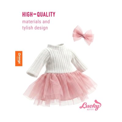 Orange Toys Set oblečení pro kočičku Lucky Kitty - Spring Romance - obrázek