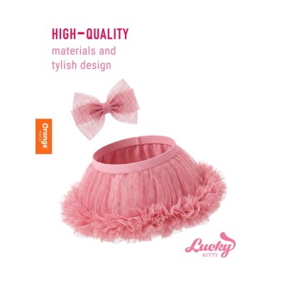 Orange Toys Set oblečení pro kočičku Lucky Kitty - Pink Heart - obrázek