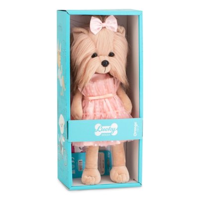 Orange Toys Lucky Doggy Plyšový pejsek Yorkšírka - Yoyo Honey Cake - obrázek