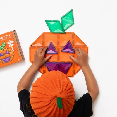 Connetix Magnetická Stavebnice - Halloween Pumpkin Pack, 17 ks - obrázek