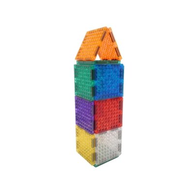 Cleverclixx Magnetická stavebnice Intense Brick Tiles Pack, 16 ks - obrázek