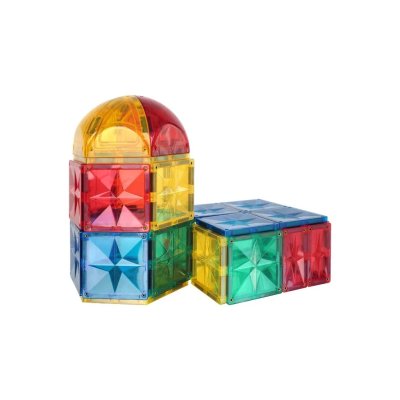 Cleverclixx Magnetická stavebnice Intense Curved Dome Pack, 47 ks - obrázek