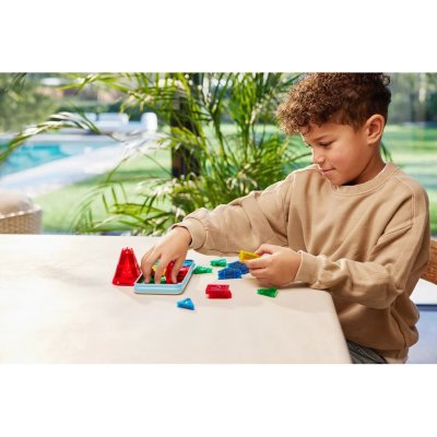 Cleverclixx Magnetická stavebnice Intense Mini Tiles Pack, 28 ks - obrázek
