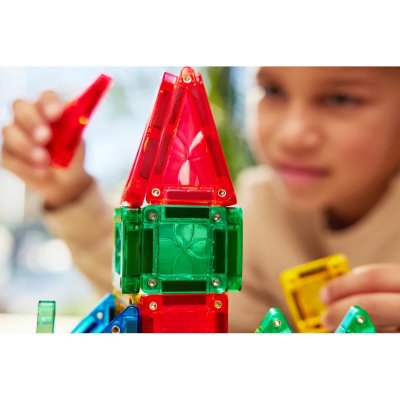 Cleverclixx Magnetická stavebnice Intense Mini Tiles Pack, 28 ks - obrázek