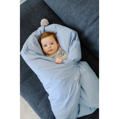 Mimiconcept Péřová zavinovačka Dráček - Artic Blue - obrázek