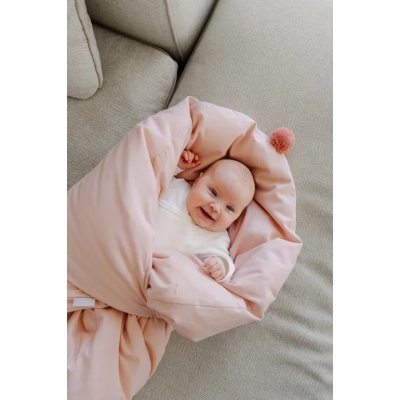 Mimiconcept Péřová zavinovačka Dráček - Dusty Rose - obrázek