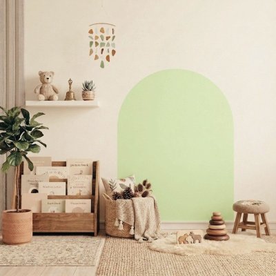 Cleverclixx Magnetická nástěnná fólie 95 x 75 cm - Soft Olive