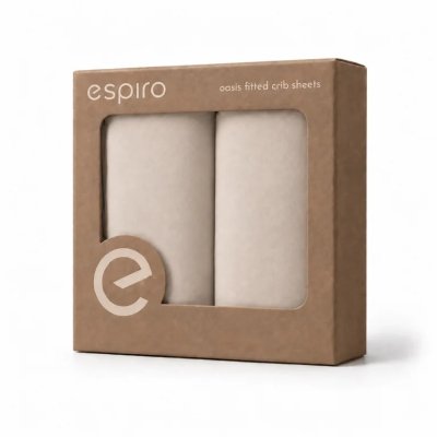 Espiro Oasis Prostěradla do postýlky, 2 ks - Beige - obrázek