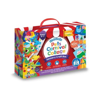 My Creative Box Kreativní sada Collage Sensory Activity Box - Pets Carnival - obrázek