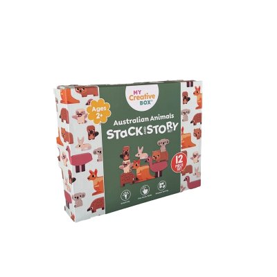 My Creative Box Stohovací hra Stack and Story - Australian Animals - obrázek