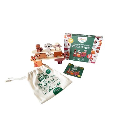 My Creative Box Stohovací hra Stack and Story - Australian Animals