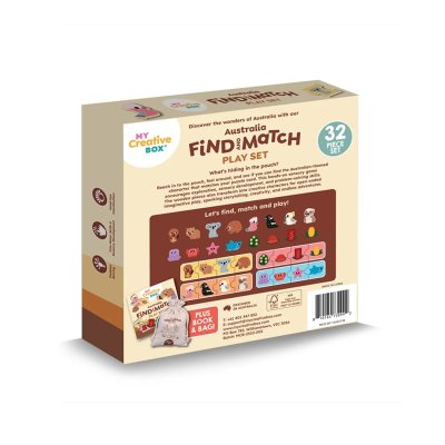 My Creative Box První pexeso Find and Match Playset - Aussie Animals - obrázek
