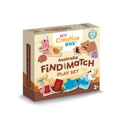 My Creative Box První pexeso Find and Match Playset - Aussie Animals