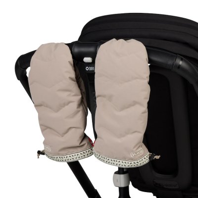 Voksi Rukavice na kočárek Snow Limited - Clay - obrázek