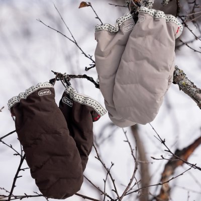 Voksi Rukavice na kočárek Snow Limited - Clay