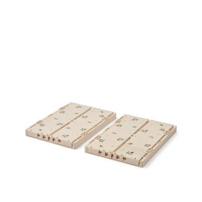 Liewood Weston Úložný box vel. M, 2 ks - Peach/Sea Shell - obrázek