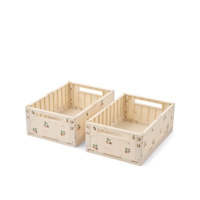 Liewood Weston Úložný box vel. M, 2 ks - Peach/Sea Shell