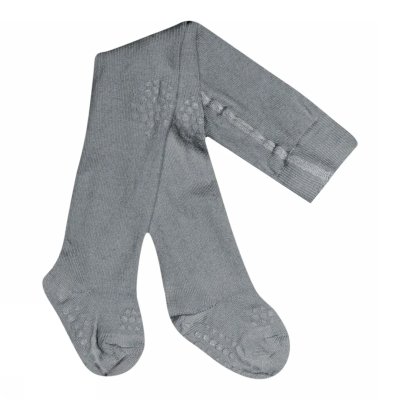 GoBabyGo Protiskluzové punčochy Merino - Stone Blue, vel. 6 - 12 měsíců