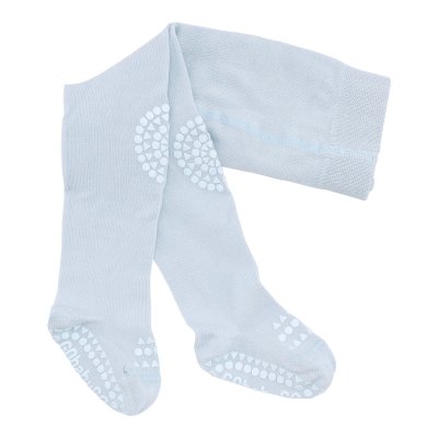 GoBabyGo Protiskluzové punčochy Bamboo - Sky Blue, vel. 6 - 12 měsíců