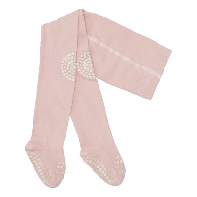 GoBabyGo Protiskluzové punčochy Bamboo - Soft Pink, vel. 6 - 12 měsíců