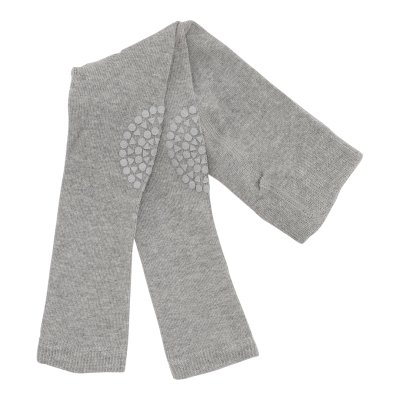 GoBabyGo Protiskluzové legíny - Grey Melange, vel. 6 - 12 měsíců